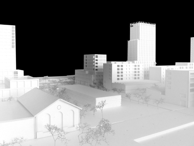 travail de bachelor - HES.SO en architecture | jimmy delalay architecte - sion | architecte hes | bureaux, commerces et habiations | appartements | magasins | architecture moderne | malley - quartier des bouchers